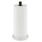 mDesign Modern Marble Stand Up Paper Towel Roll Holder, Dispenser